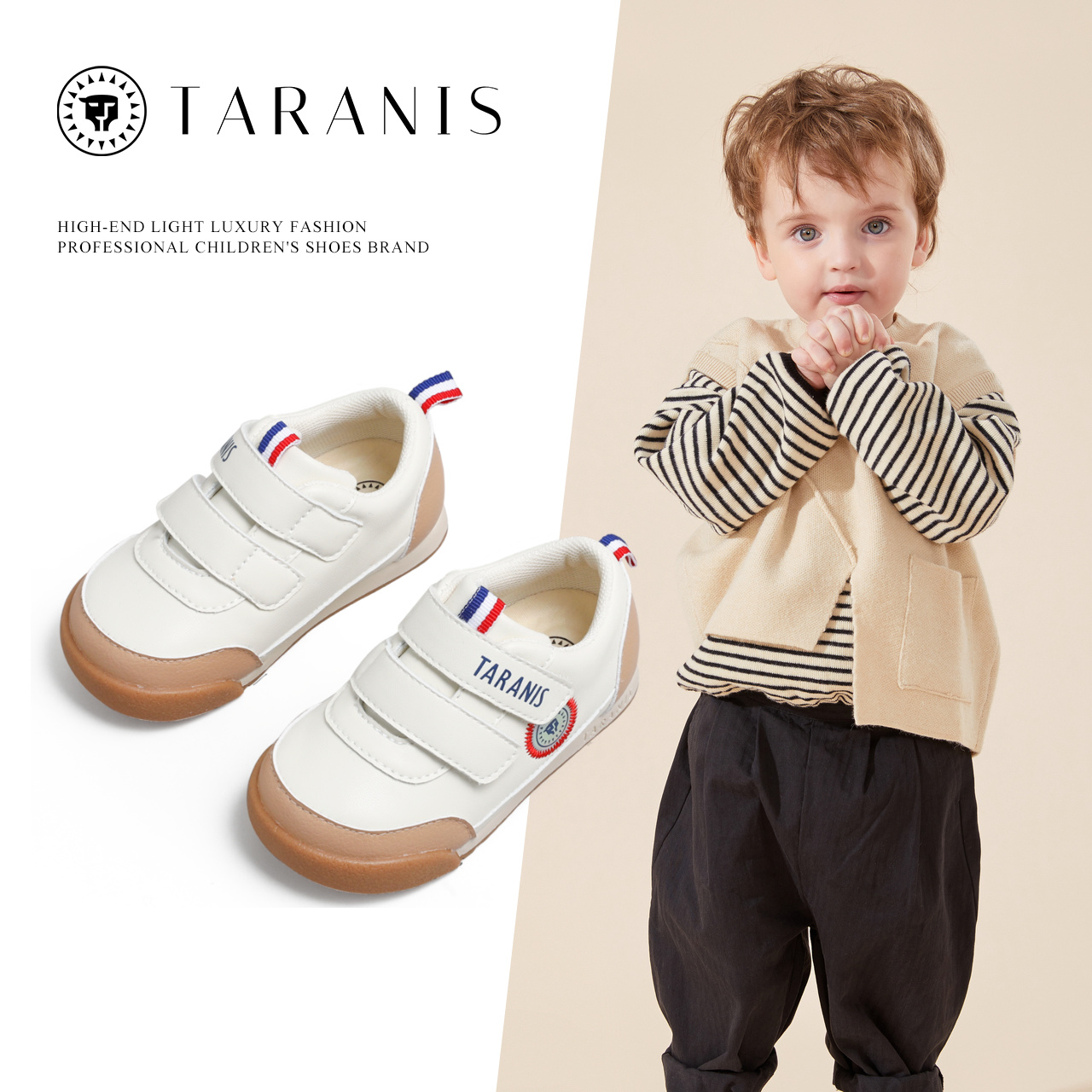 TARANIS Autumn New Children's Shoes Women Baby Toddler Shoes Soft Soles Sports Shoes Functional Shoes Boys Bread Shoes