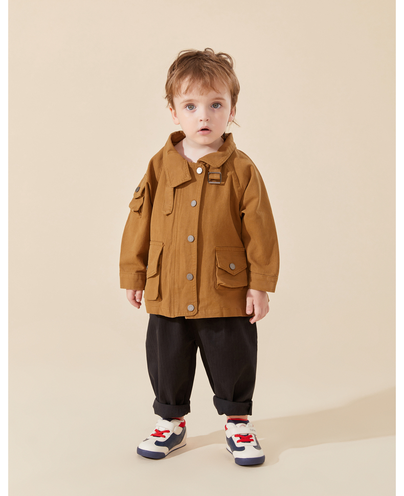 TARANIS Winter new children's shoes plus velvet winter shoes bread shoes two cotton shoes boys baby soft sole sports shoes