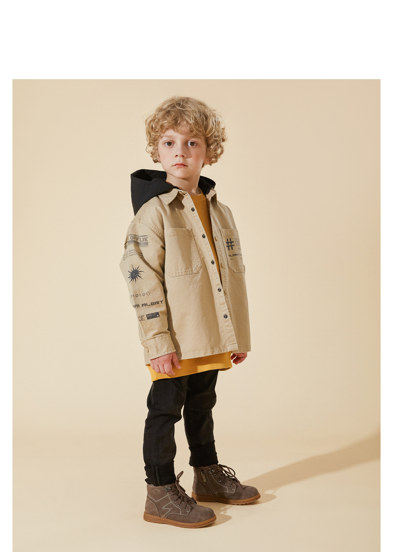 TARANIS Autumn new boys non - slip soft bottom children's boots runway show small short boots single boot