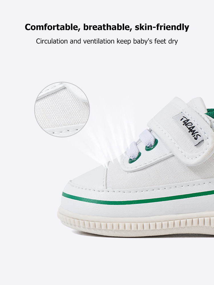 TARANISkids Spring And Autumn Baby Non-slip Soft Soled Canvas Shoes