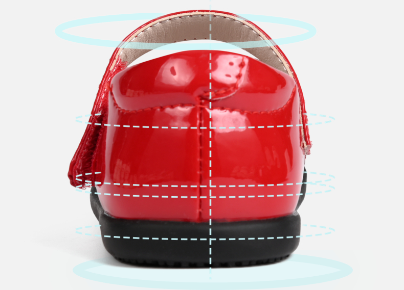 TARANIS Spring new children's shoes female baby princess shoes baby single shoes red bow retro small leather shoes