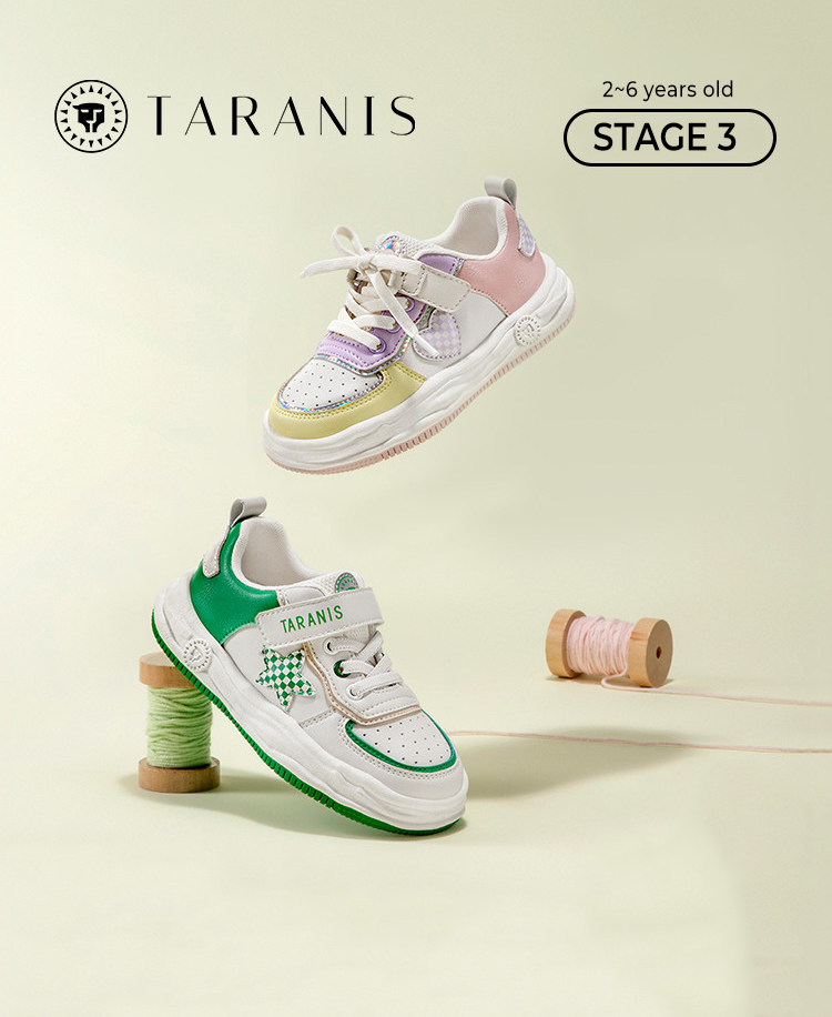 TARANISKIDS Spring New Kindergarten Baotou Anti-kick Anti-skid Sports 