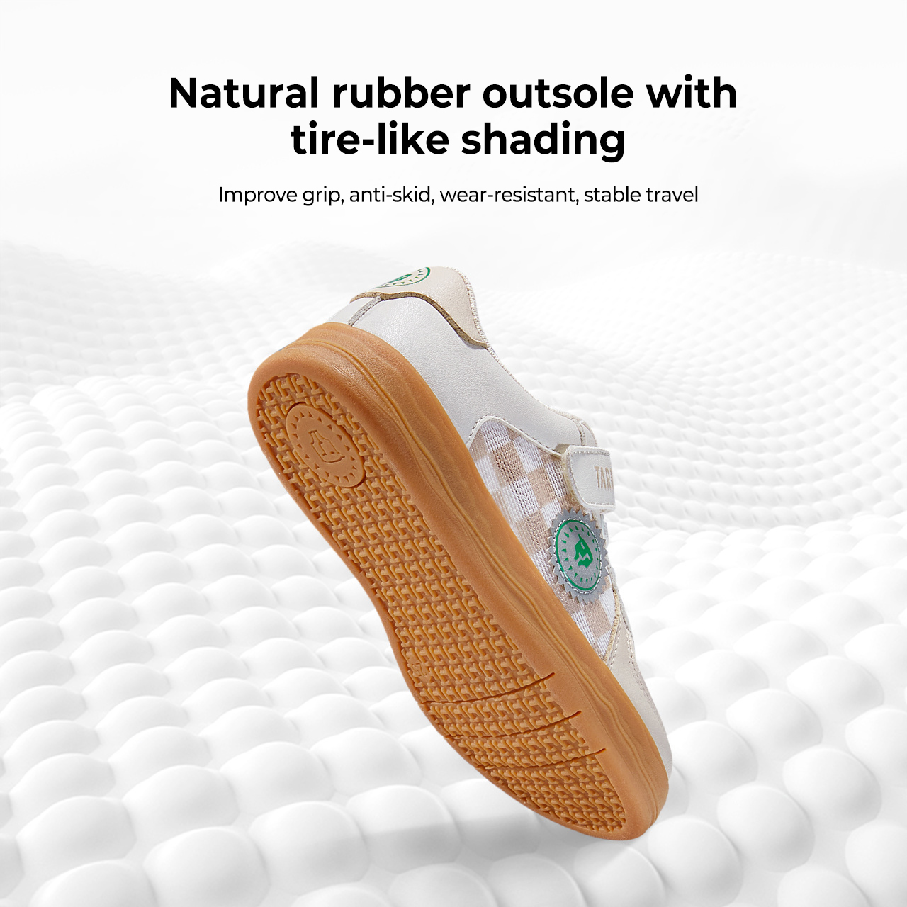 TARANISkids Spring Plaid Vintage Non-slip Soft Sole Sneakers