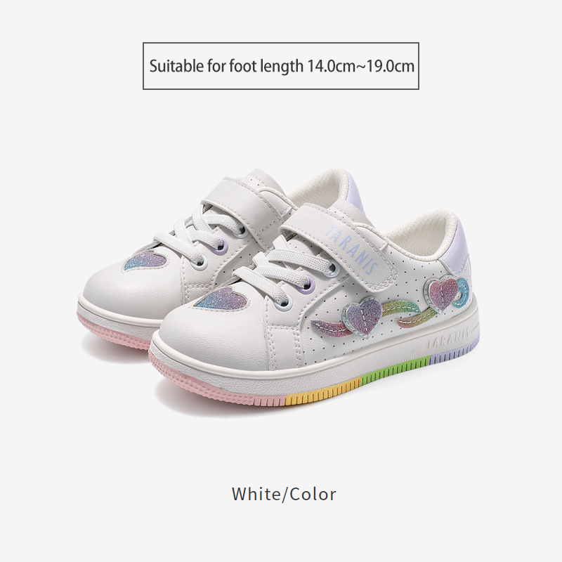 TARANISkids Spring Rainbow Soft Sole Low Top Fashion Casual Shoes