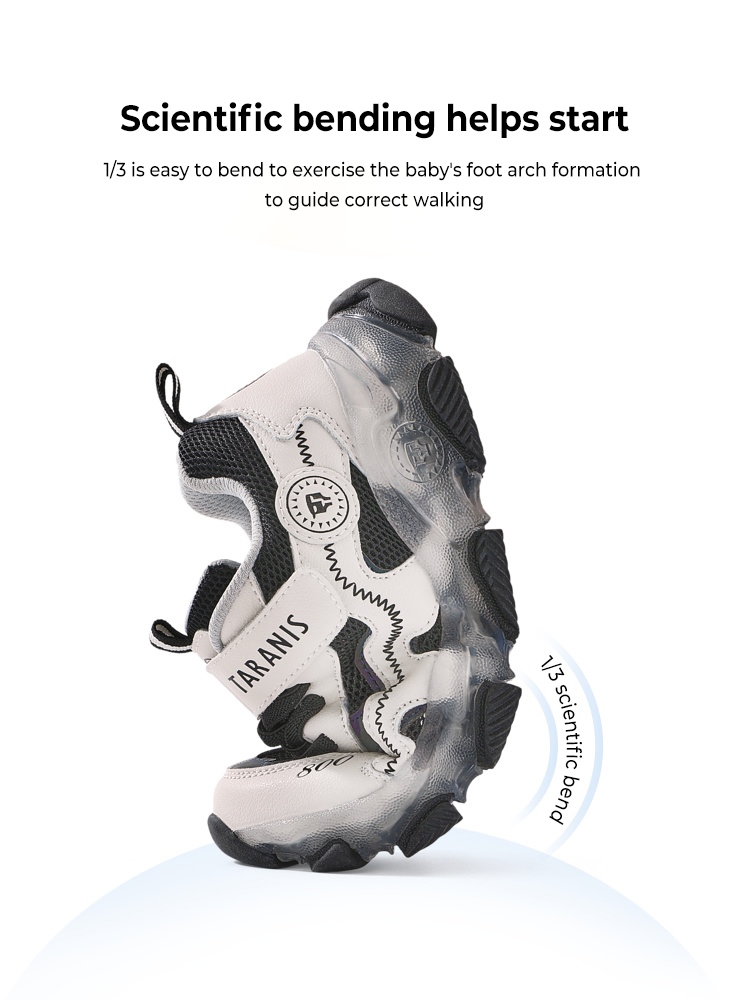 TARANISkids 2023 Spring New Boys' Casual Soft-soled Flashing Shoes