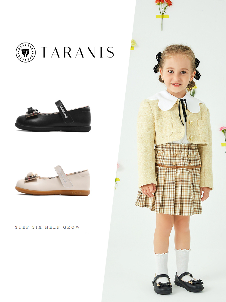 TARANISkids Spring Bowknot Soft Sole Princess Shoes