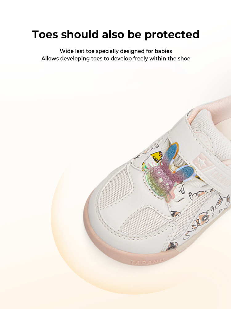 TARANISkids Baby Bread Shoes Bowknot Sneakers