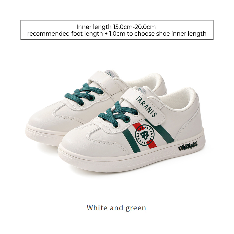 TARANISkids 2022 New Children's Low Top White Shoes