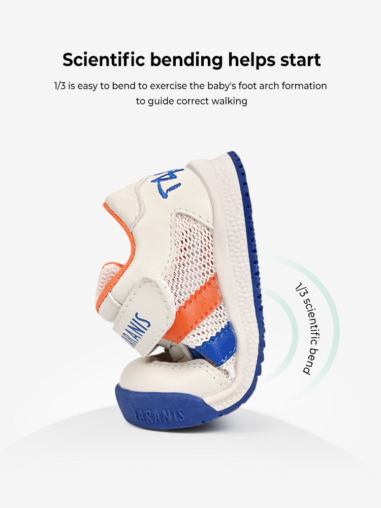 TARANISkids Spring and Autumn Girls Baby Shoes Baby Functional Shoes Children's Bakery Shoes Net Shoes