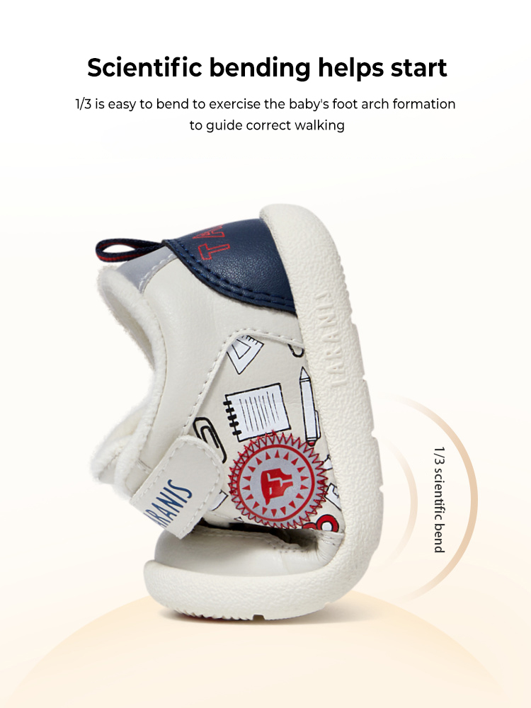 TARANISkids 2022 New Baby Toddler Shoes Soft Bottom Winter Warm Plus F