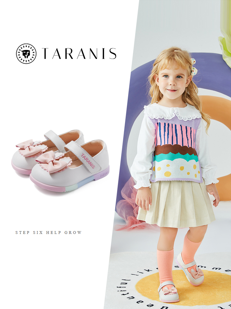 TARANISkids Spring Bow Non-slip Soft-soled Shoes