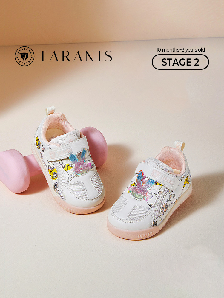 TARANISkids Baby Bread Shoes Bowknot Sneakers