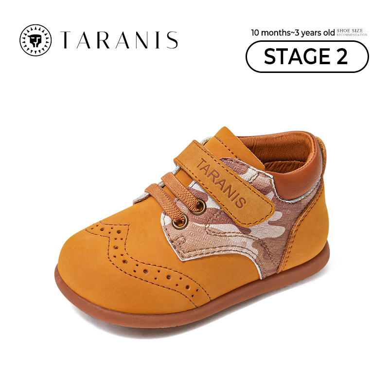 TARANISkids Spring And Autumn Leather Shoes Baby Children's Shoes Children Boys Small Leather Shoes Non-slip Soft Bottom Baby Shoes Cowhide