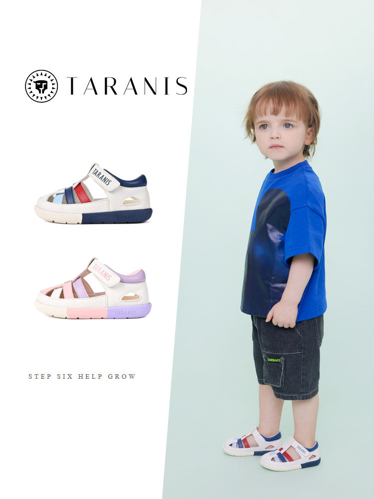 TARANISkids Kids Anti Kick Baby Toddler Shoes Summer Non Slip Soft Sole Sandals