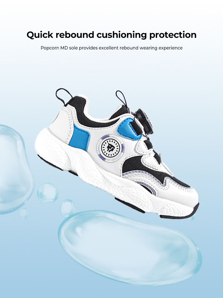 TARANISkids Autumn Mesh Breathable Rotating Buckle Campus Jogging Shoes