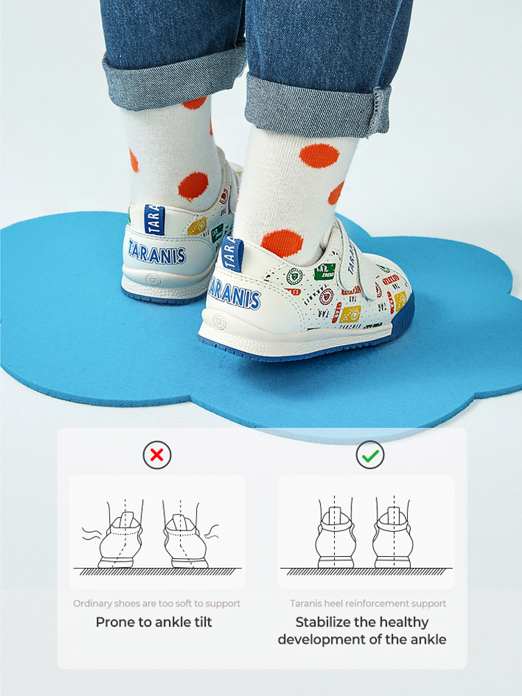 TARANISkids Spring New Soft Bottom Breathable Bread Shoes