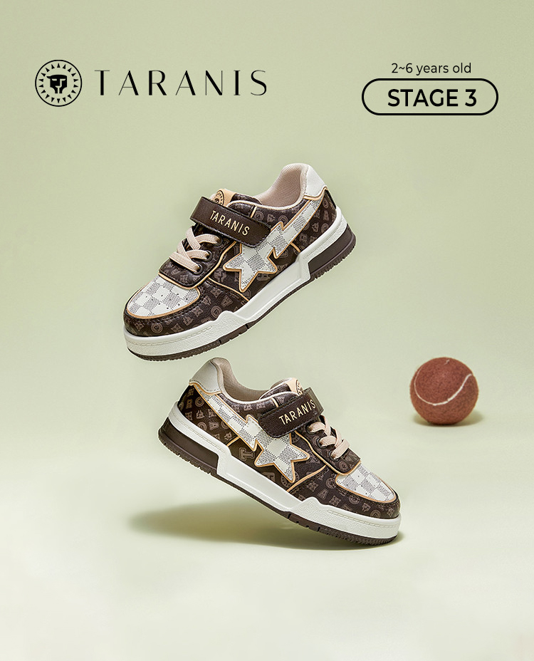 TARANISkids 2023 Spring New Baby Non-slip Soft Bottom Low Top Casual S