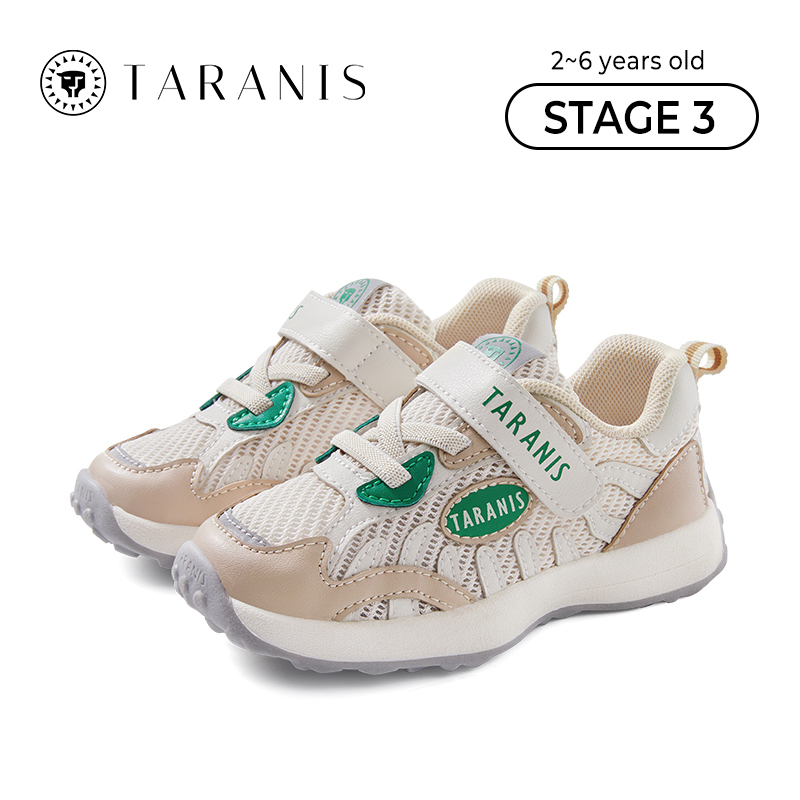 TARANISkid Spring New Baotou Anti-kick Breathable Sneakers