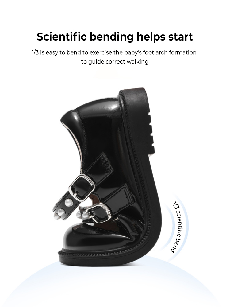 TARANISkids 2023 Spring Non-slip Soft-soled Leather Shoes