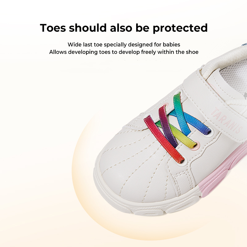 TARANISkids Autumn Non-slip Soft Sole Rainbow Sneakers
