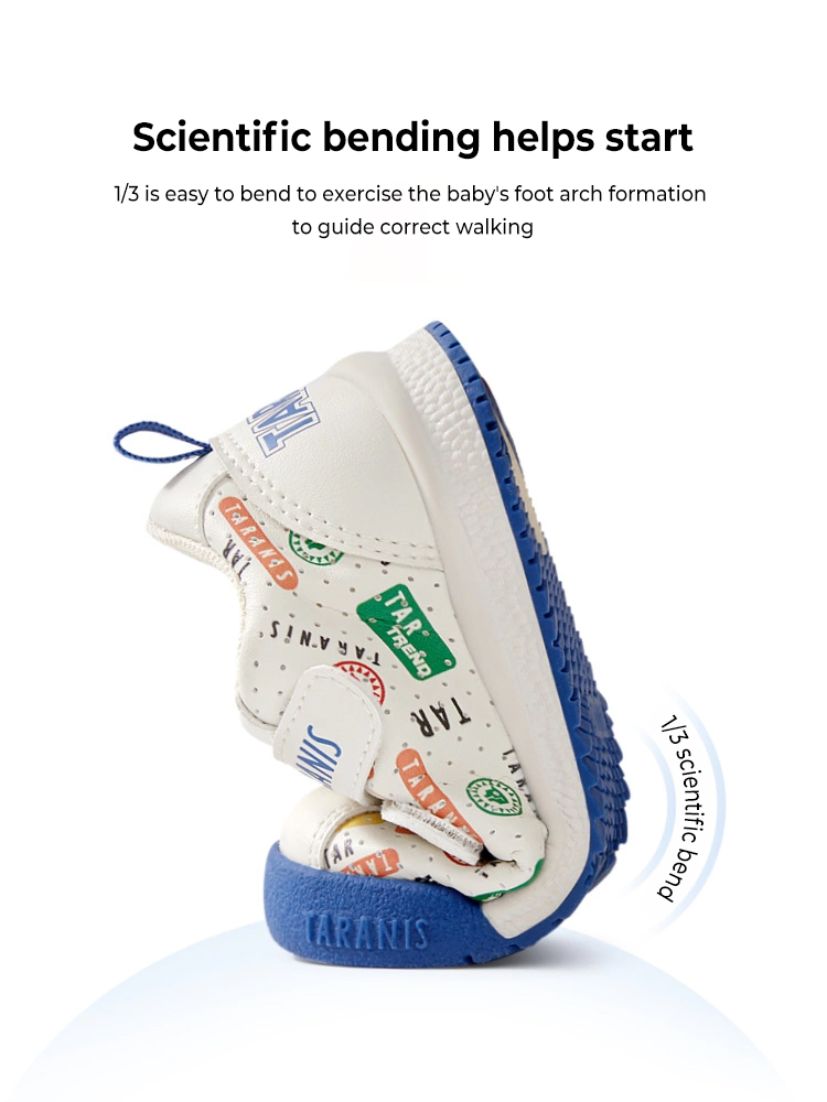 TARANISkids Spring New Soft Bottom Breathable Bread Shoes