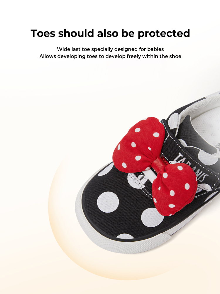 TARANISkids 2022 Autumn Polka Dot Breathable Canvas Shoes