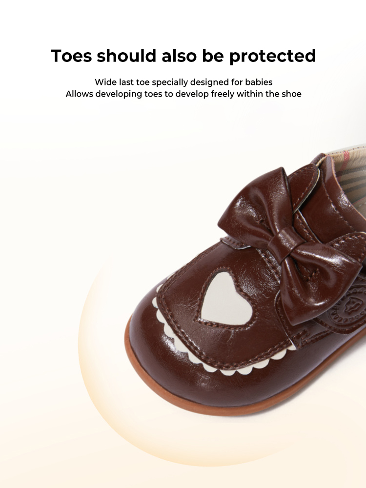 TARANISkids Bowknot Soft Sole Vintage British Style Leather Shoes
