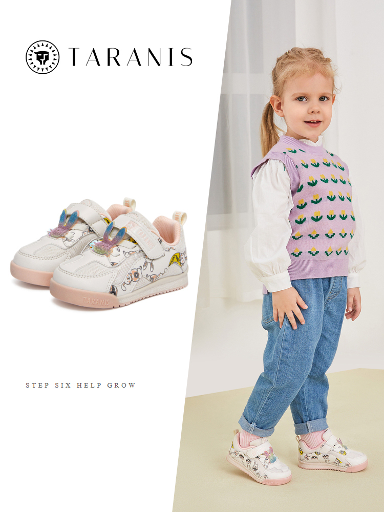 TARANISkids Baby Bread Shoes Bowknot Sneakers