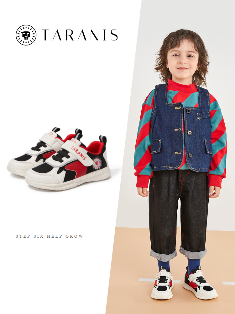 TARANISkid2022 Autumn New Soft Bottom Non-slip Casual Mesh Breathable 