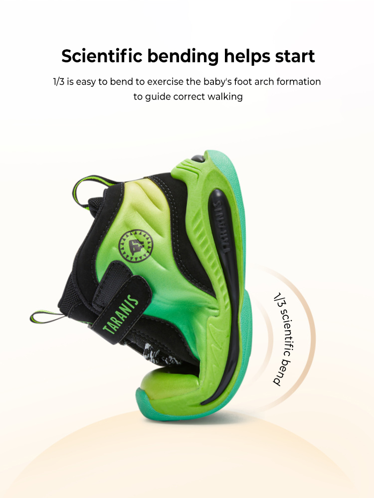 TARANISkids 2022 Autumn New Boys' Basketball Shoes Non-slip Soft Botto