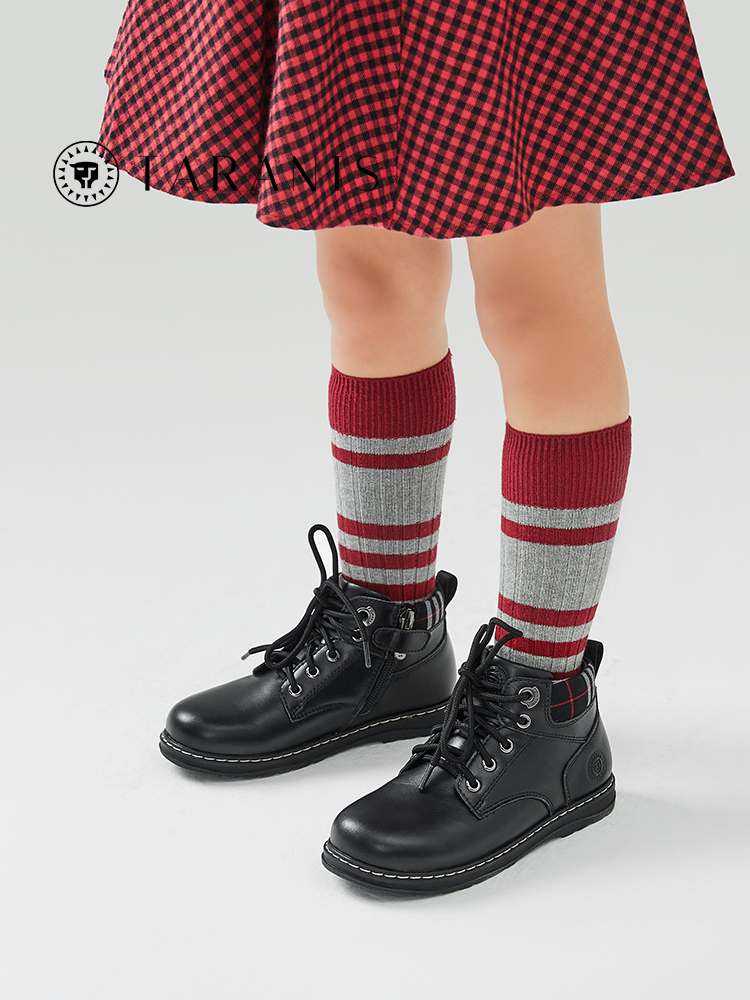 TARANISkids Autumn And Winter New Martin Boots Children's Boots Short Boots Children's Chelsea Boots