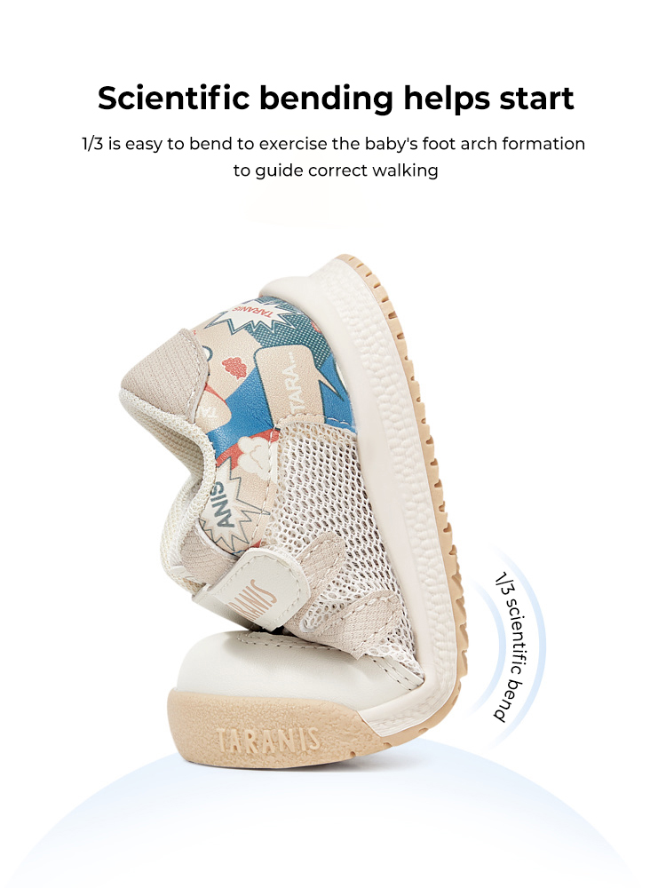 TARANISkids Summer Soft Bottom Non-slip Breathable Bread Shoe
