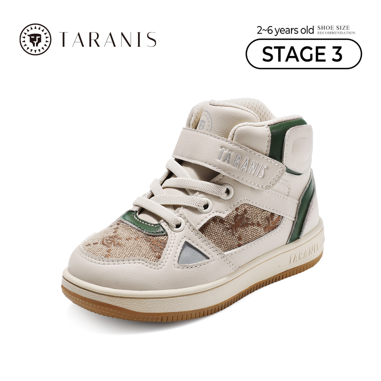 TARANISkids Spring New Non-slip Soft Sole High Top Ankle Support Child