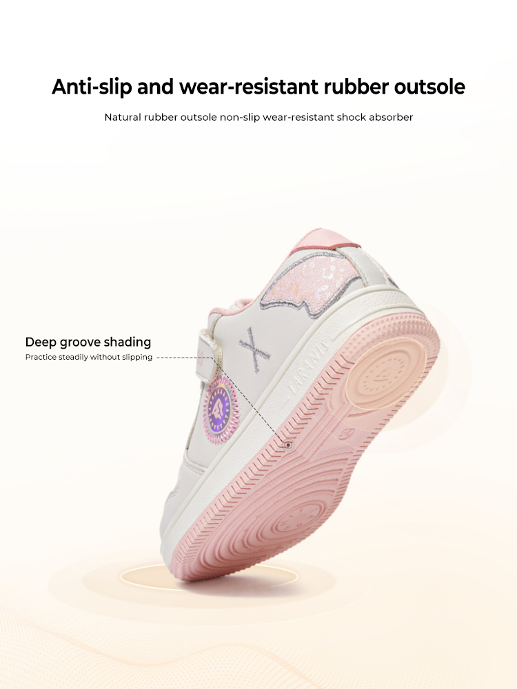 TARANISkids Autumn Soft Sole White Sneakers