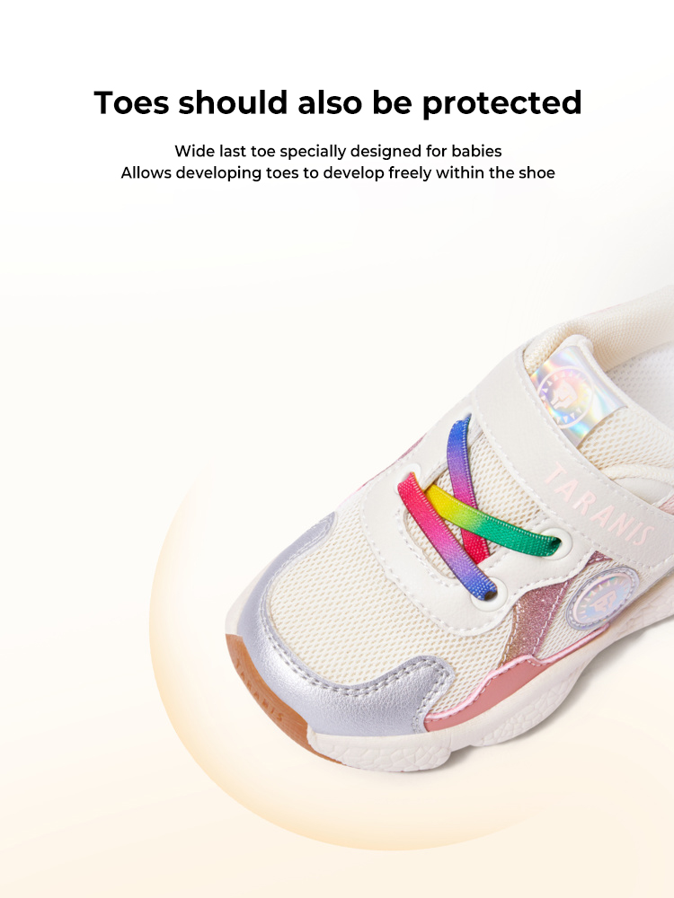 TARANISkAutumn New Mesh Panel Shoes Children's Breathable Soft Bottom 