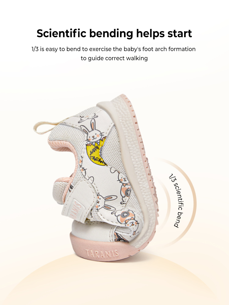 TARANISkids Baby Bread Shoes Bowknot Sneakers