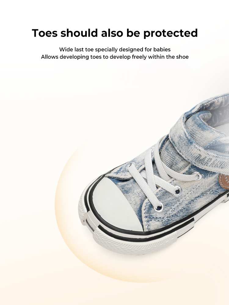 TARANISkids 2022 Autumn New Three Lions Series Non-slip Soft Bottom Boys Canvas High Top Shoes