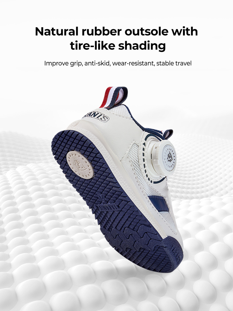 TARANISkids Spring Soft Sole Turn Button Sneakers
