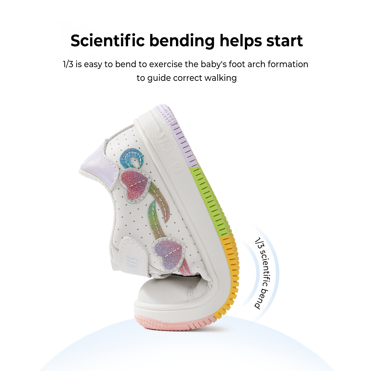 TARANISkids Spring Rainbow Soft Sole Low Top Fashion Casual Shoes