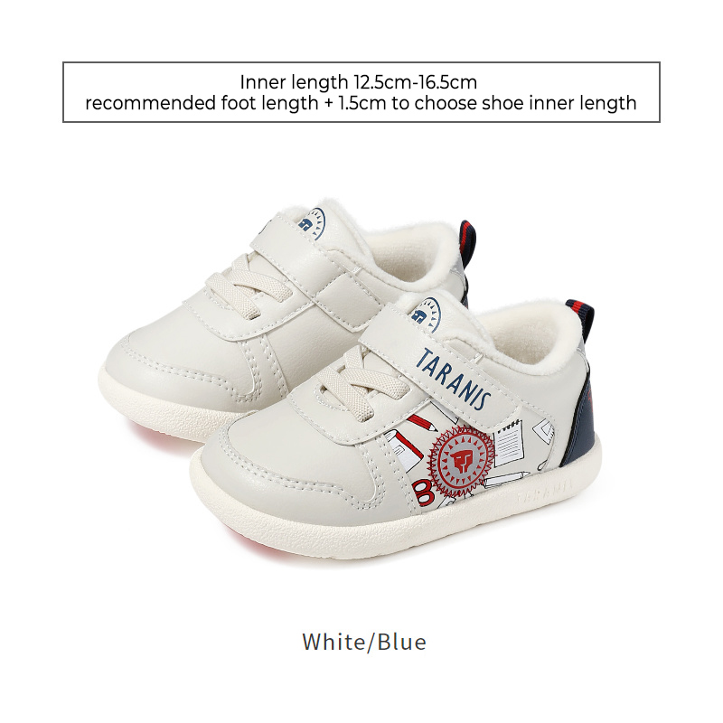 TARANISkids 2022 New Baby Toddler Shoes Soft Bottom Winter Warm Plus F