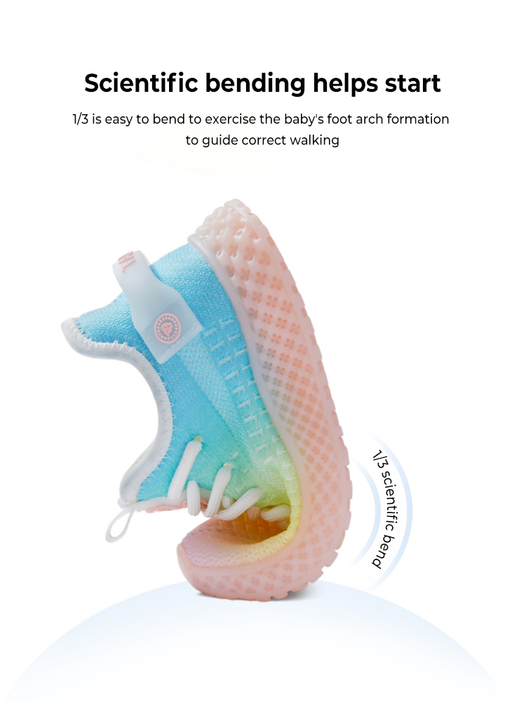 TARANISkids Spring New Breathable All-match Running Shoes Gradient Col