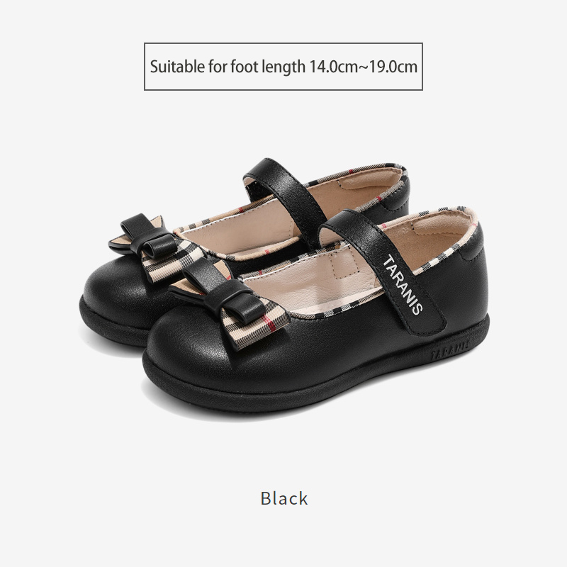 TARANISkids Spring Bowknot Soft Sole Princess Shoes