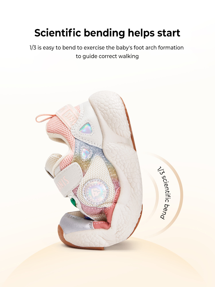 TARANISkAutumn New Mesh Panel Shoes Children's Breathable Soft Bottom 