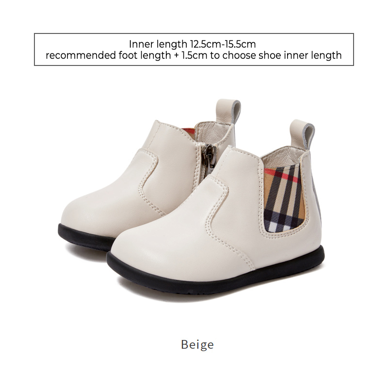 TARANISkids Autumn Soft Sole Non-slip Genuine Leather Boots