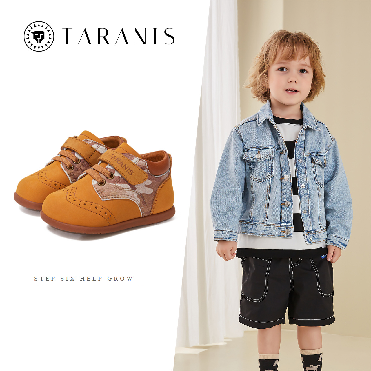 TARANISkids Spring And Autumn Leather Shoes Baby Children's Shoes Children Boys Small Leather Shoes Non-slip Soft Bottom Baby Shoes Cowhide