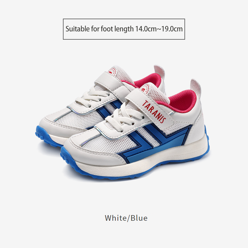 TARANISkids 2023 Spring New Boys and Girls Breathable Non-slip Velcro Soft Sole Sports Shoes