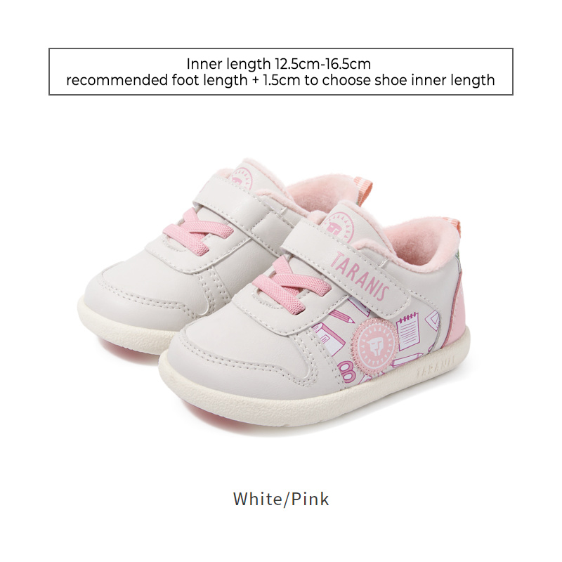 TARANISkids 2022 New Baby Toddler Shoes Soft Bottom Winter Warm Plus F