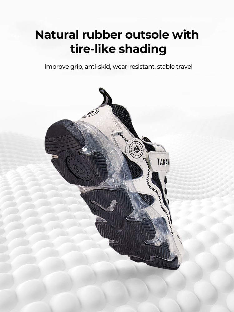 TARANISkids 2023 Spring New Boys' Casual Soft-soled Flashing Shoes