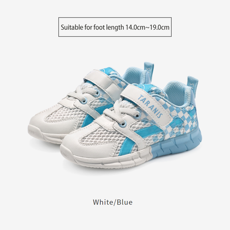 TARANISkids Spring New Black And White Checkered Breathable Coconut So