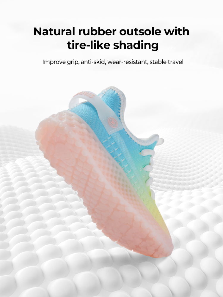 TARANISkids Spring New Breathable All-match Running Shoes Gradient Col